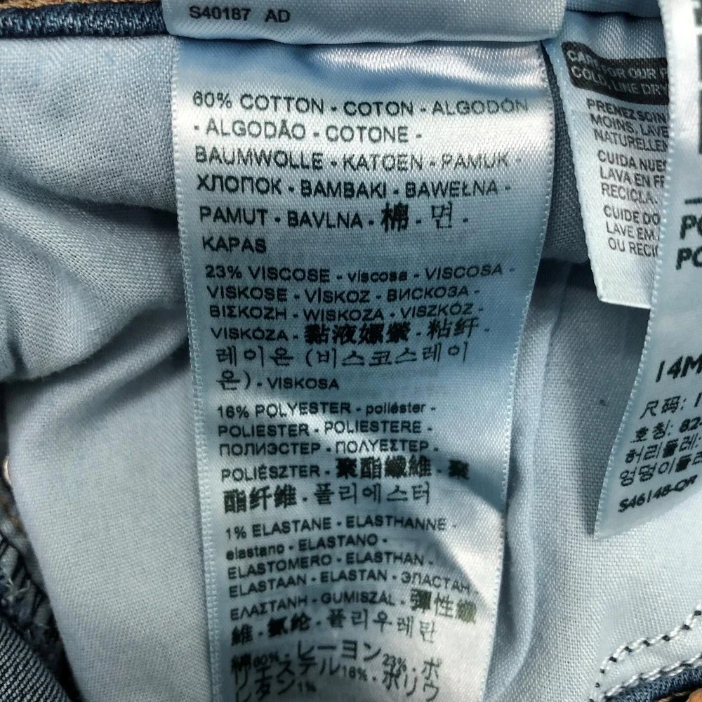 Levis Classic Bootcut Jeans Womens 14M 32x32 Blue Stretch Denim Mid Rise Casual - Picture 5 of 15